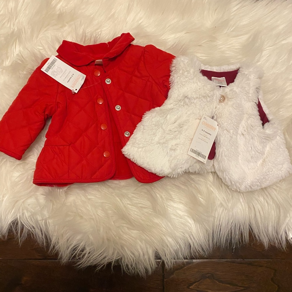 Gymboree 0-3 month Coat and Vest
